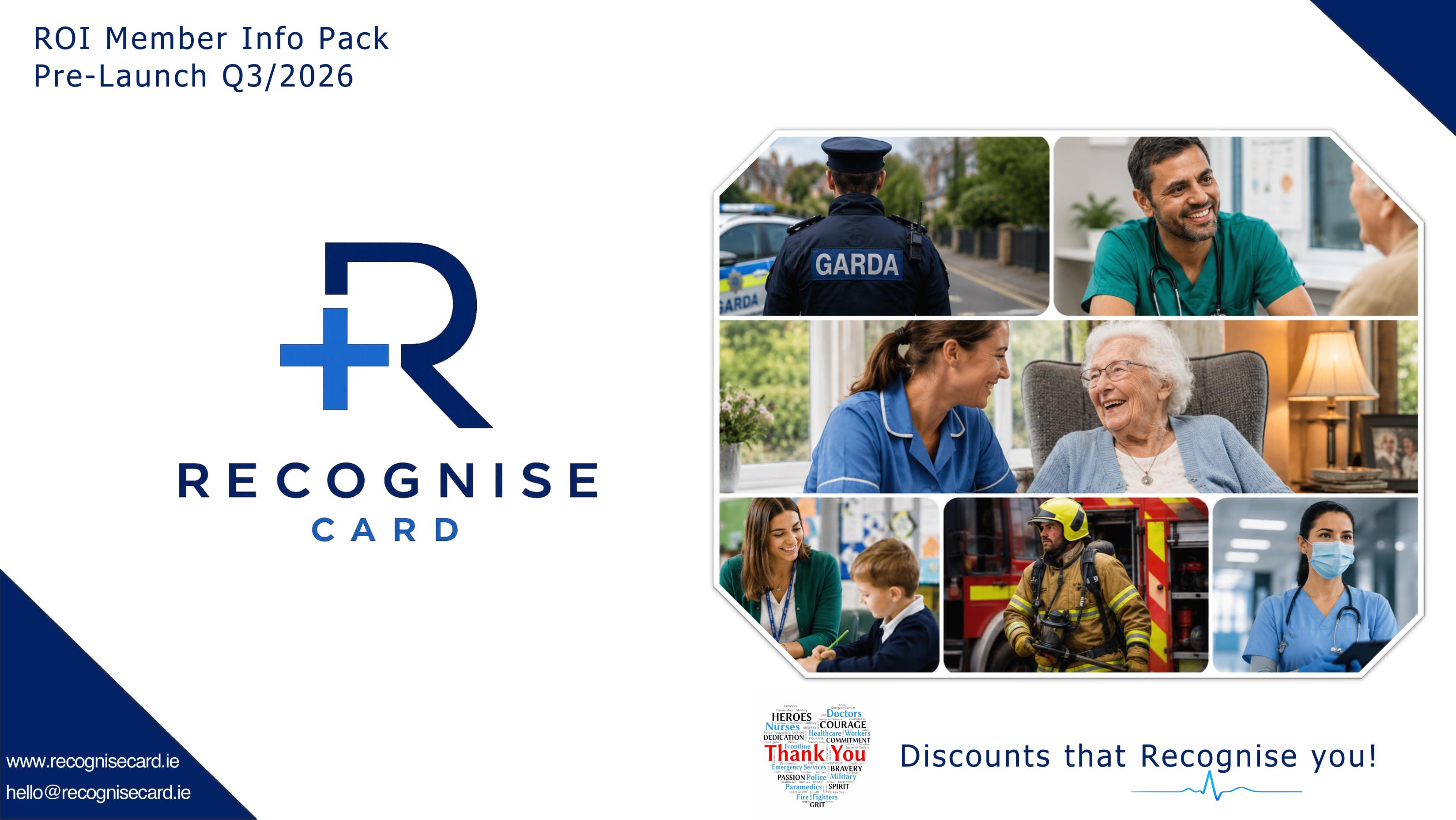 Recognise Card Member Info Pack Q3 2026 cover